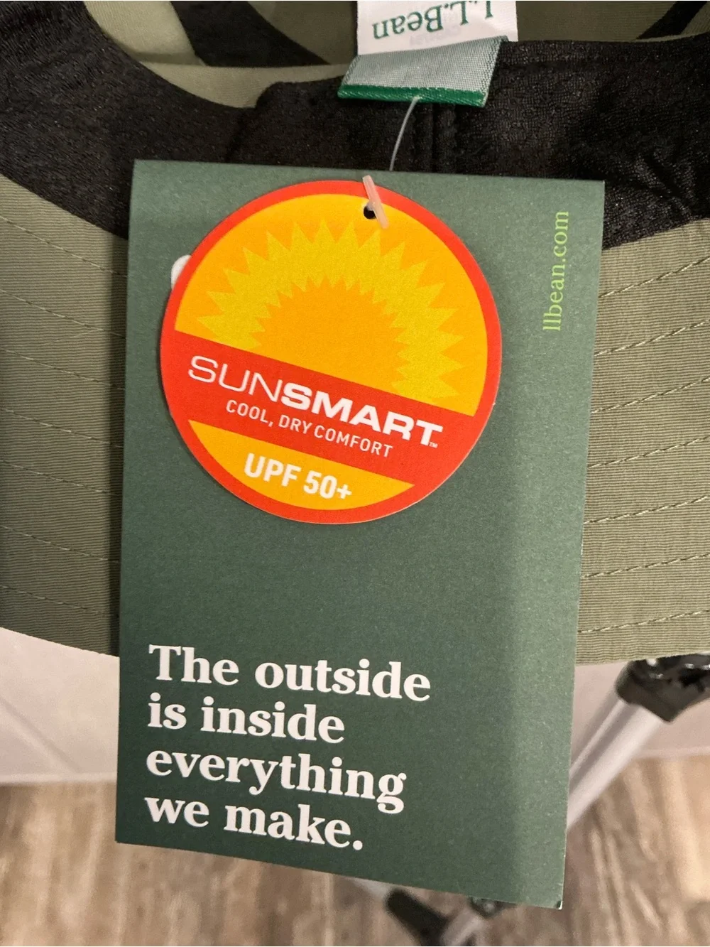 L.L.Bean Olive Green Bucket Hat Size Medium